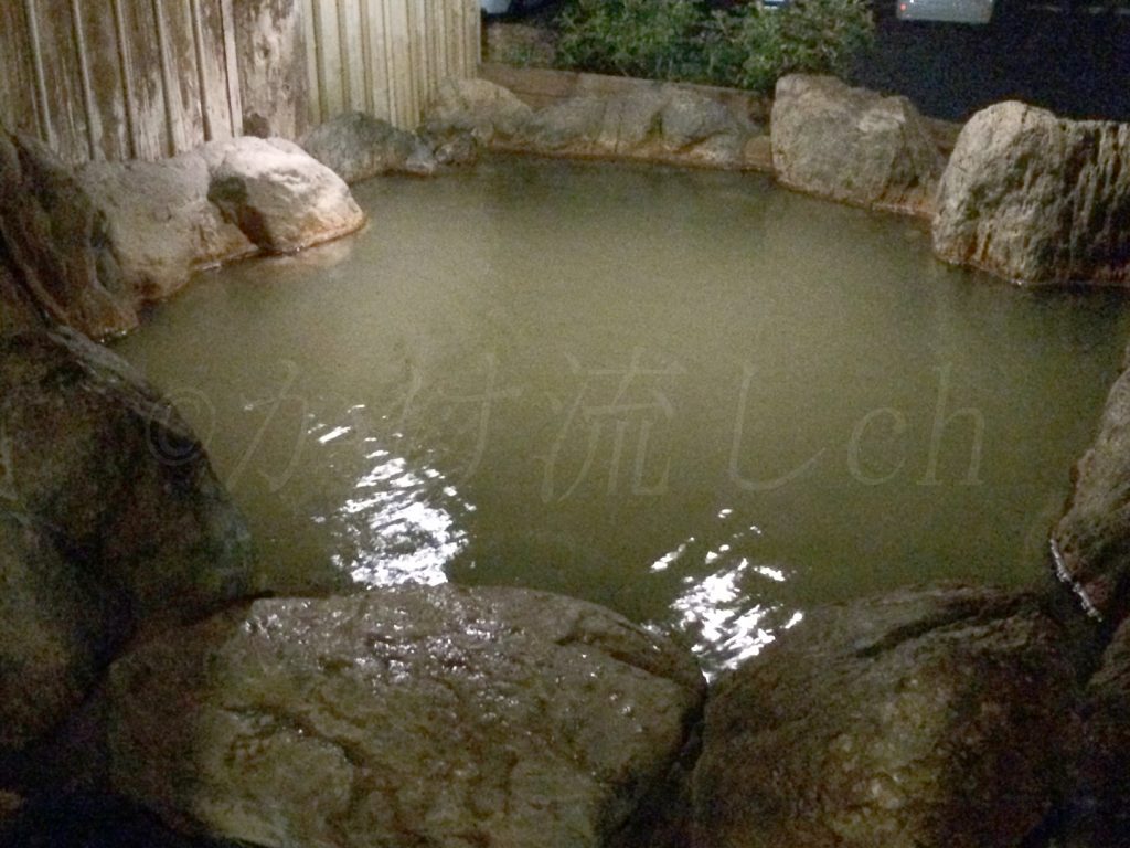 湯元漁火館露天風呂浴槽（男性）